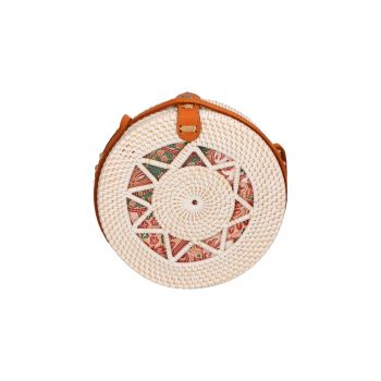 Geanta crossbody din paie