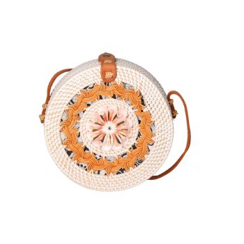 Geanta crossbody din paie
