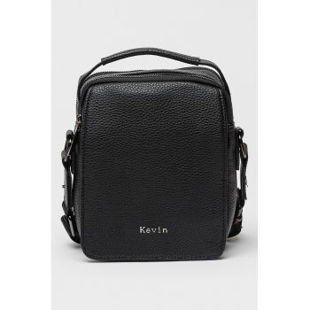 Geanta crossbody din piele ecologica cu aspect texturat