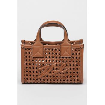 Geanta crossbody din piele ecologica cu bareta detasabila Skuare