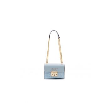 Geanta crossbody din piele ecologica cu bareta din lant