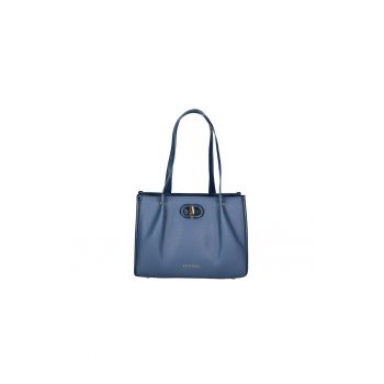 Geanta tote de piele ecologica cu logo