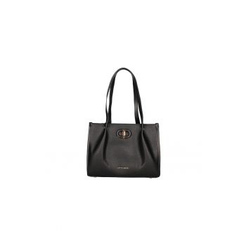 Geanta tote de piele ecologica cu logo