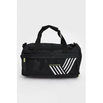 Geanya duffle cu imprimeu cu dungi