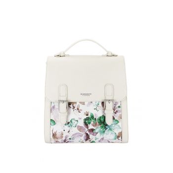 Rucsac albastru deschis cu imprimeu floral DHJ731-3 M11 17284