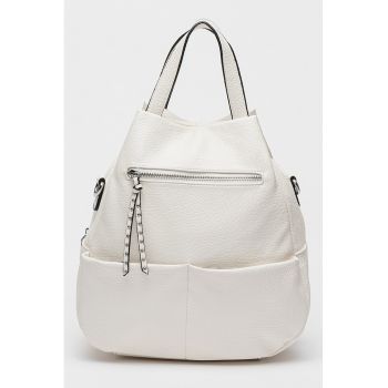Rucsac de piele ecologica cu aspect texturat