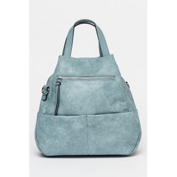Rucsac de piele ecologica cu aspect texturat