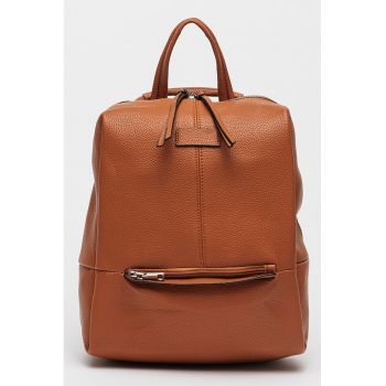 Rucsac de piele ecologica cu bareta ajustabila