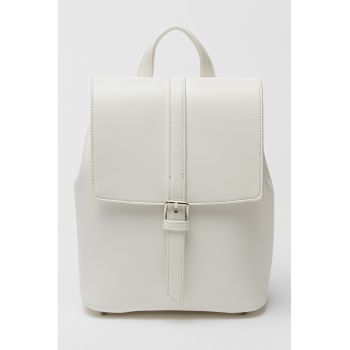 Rucsac de piele ecologica cu clapa
