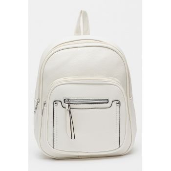 Rucsac din piele ecologica cu buzunare multiple