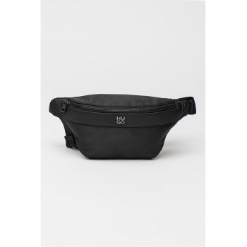 BOSS - Borseta de piele cu aplicatie logo