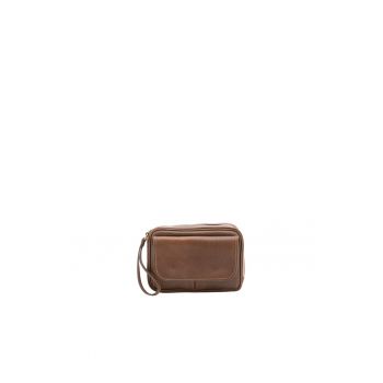 Etui unisex de piele cu bareta pentru incheietura