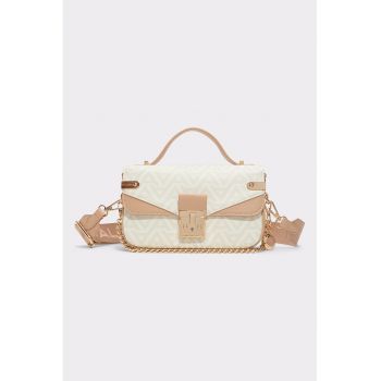 Geanta crossbody cu aspect contrastant Dallanna
