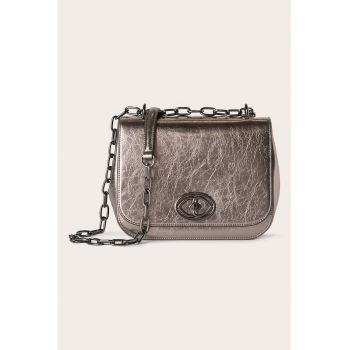 Geanta crossbody cu bareta din lant
