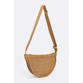 Geanta crossbody de paie