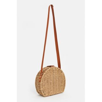 Geanta crossbody de paie