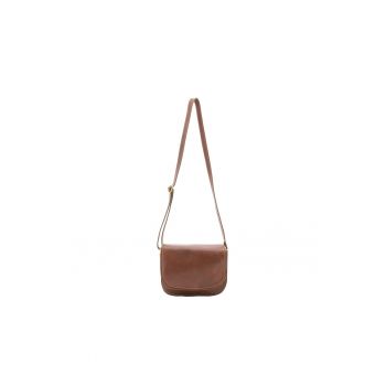 Geanta crossbody de piele cu bareta detasabila