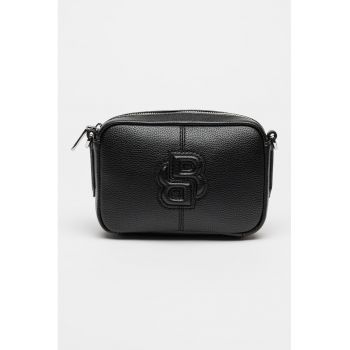 Geanta crossbody de piele ecoliogica cu aspect texturat