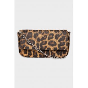 Geanta crossbody de piele ecologica cu animal print