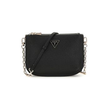 Geanta crossbody de piele ecologica cu aspect de piele Saffiano Illia