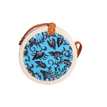 Geanta crossbody din paie