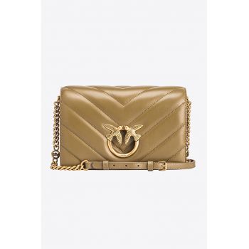 Geanta crossbody din piele Classic Love