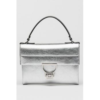Geanta crossbody din piele cu bareta detasabila