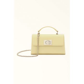 Geanta crossbody mica din piele cu bareta lant 1927