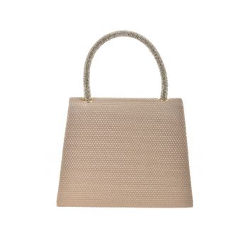 Geanta cu maner - clapa si particule stralucitoare