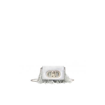 Geanta mini cu pene decorative Lapuffy