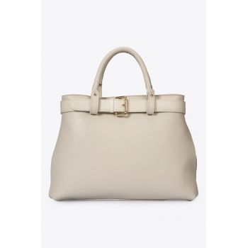 Geanta shopper de piele