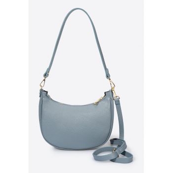 Geanta shopper de piele cu barete detasabile