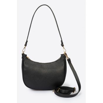 Geanta shopper de piele cu barete detasabile