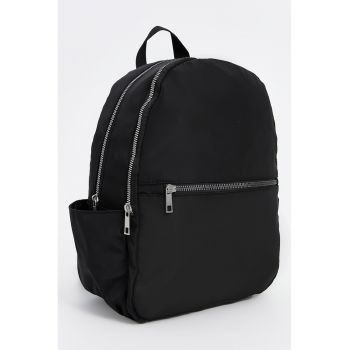 Rucsac cu fermoar si buzunar exterior