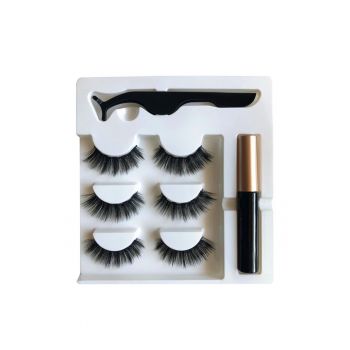 Set Gene False Magnetice -  Magnetic - Eyeliner Eyelash Suit - 24