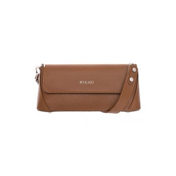 Geanta baguette de piele