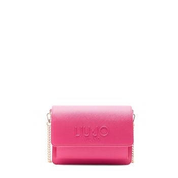 Geanta crossbody cu logo in relief