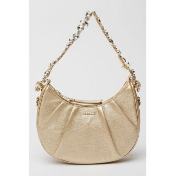 Geanta crossbody cu logo metalic Bfaye-s