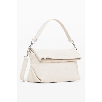 Geanta crossbody cu model uni si bareta ajustabila