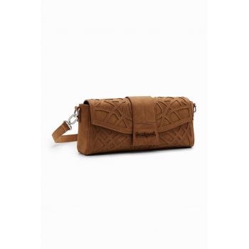 Geanta crossbody de garnituri cusute