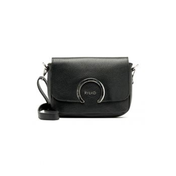 Geanta crossbody de piele cu aspect texturat Torebka
