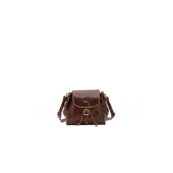 Geanta crossbody de piele cu bareta ajustabila