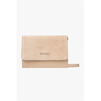 Geanta crossbody de piele cu bareta de lant