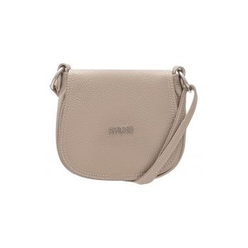Geanta crossbody de piele cu logo