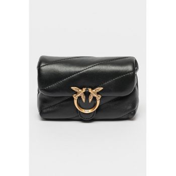 Geanta crossbody de piele Love Puff