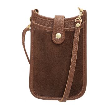 Geanta crossbody de piele - pentru telefon