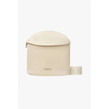 Geanta crossbody de piele si piele intoarsa