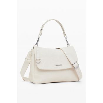 Geanta crossbody din piele ecologica cu bareta detasabila