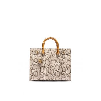 Geanta cu animal print si maner