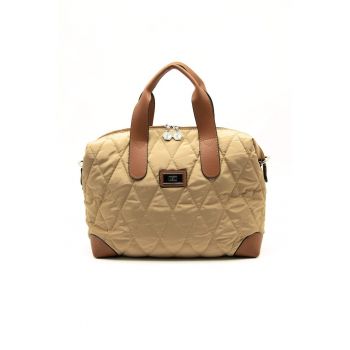 Geanta duffle cu logo - Maro